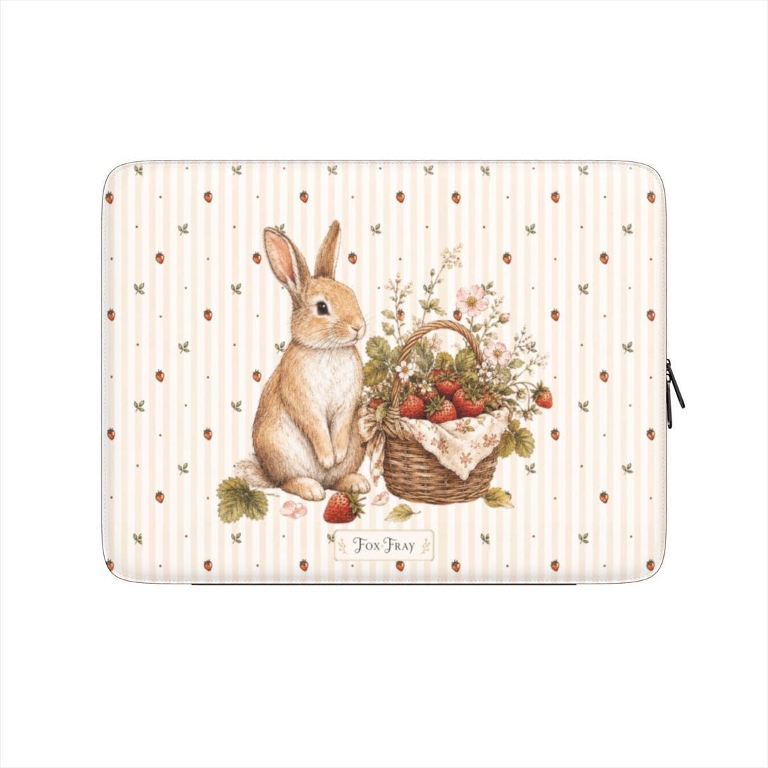 Bunny's Berry Basket - Premium Laptop Sleeve