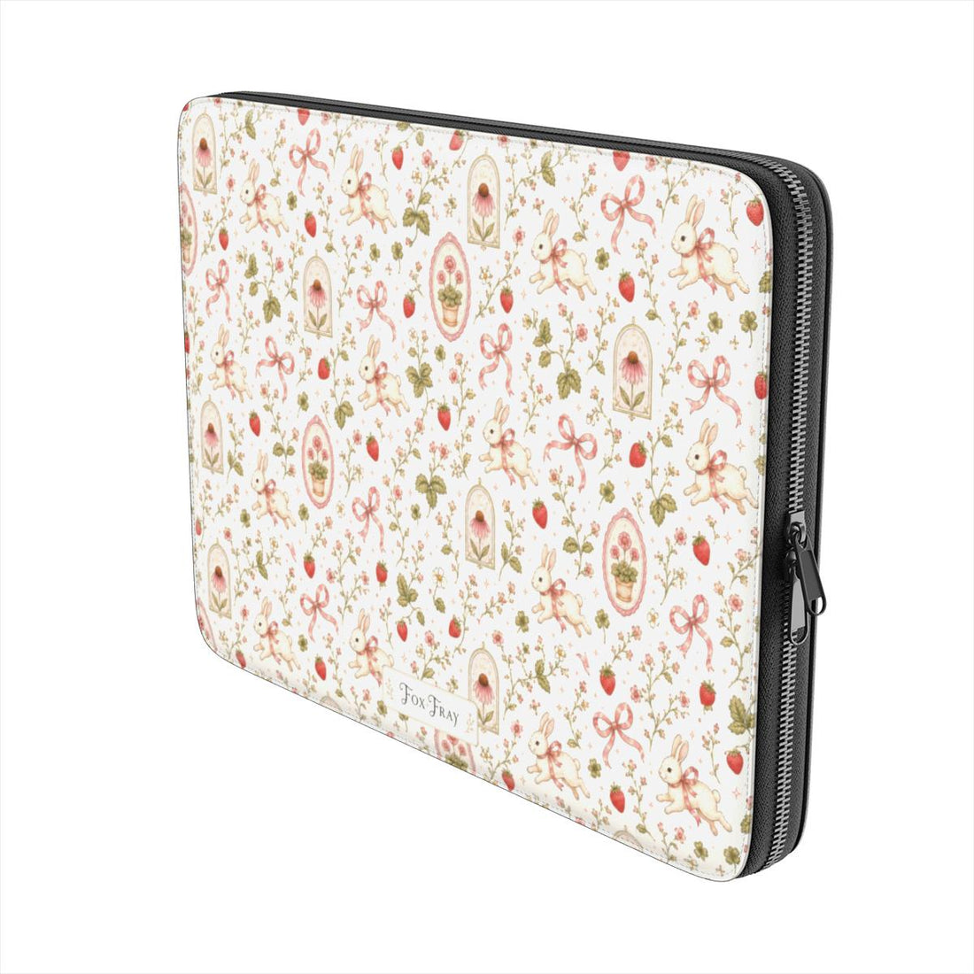 Bunnies and Bows - Pattern - Premium Laptop Sleeve
