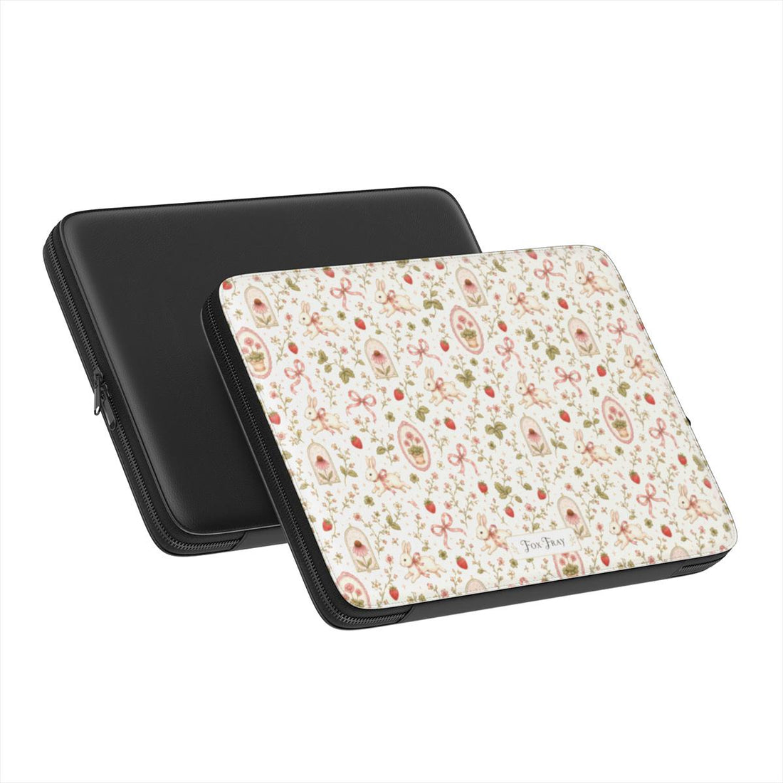 Bunnies and Bows - Pattern - Premium Laptop Sleeve