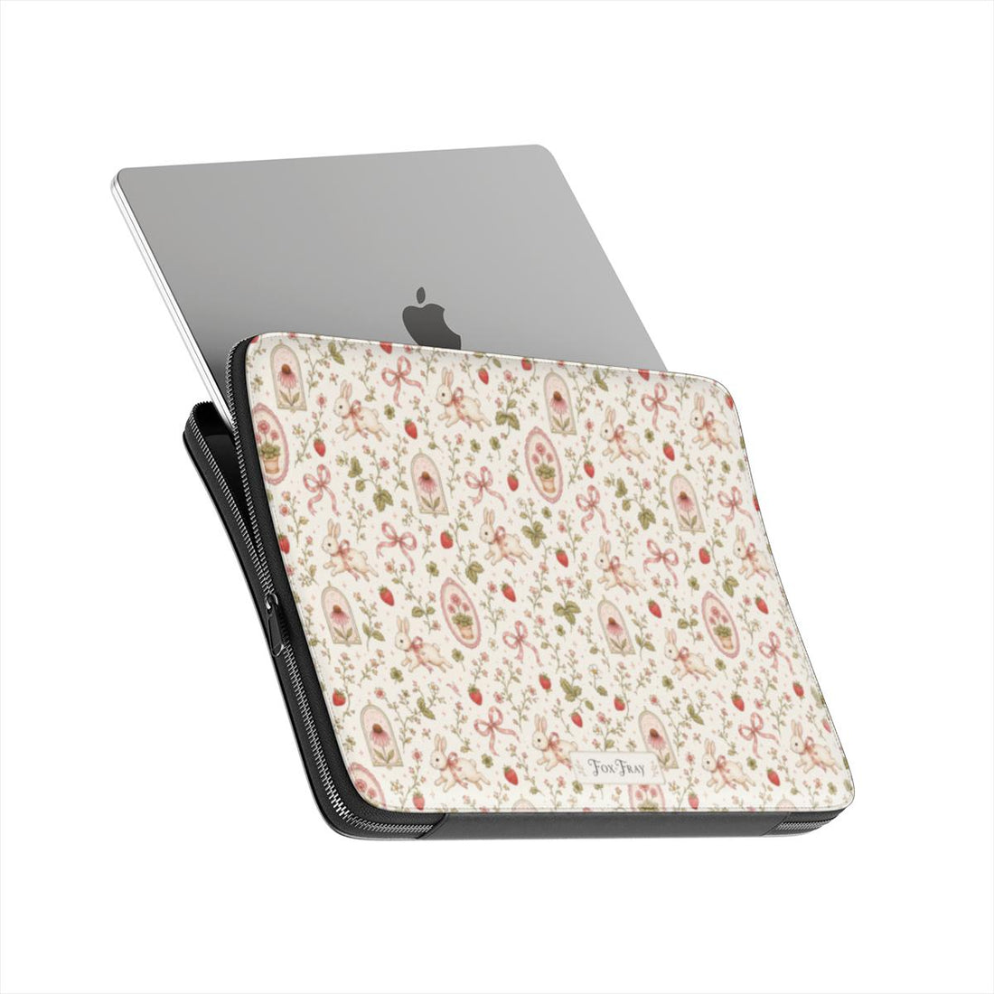 Bunnies and Bows - Pattern - Premium Laptop Sleeve