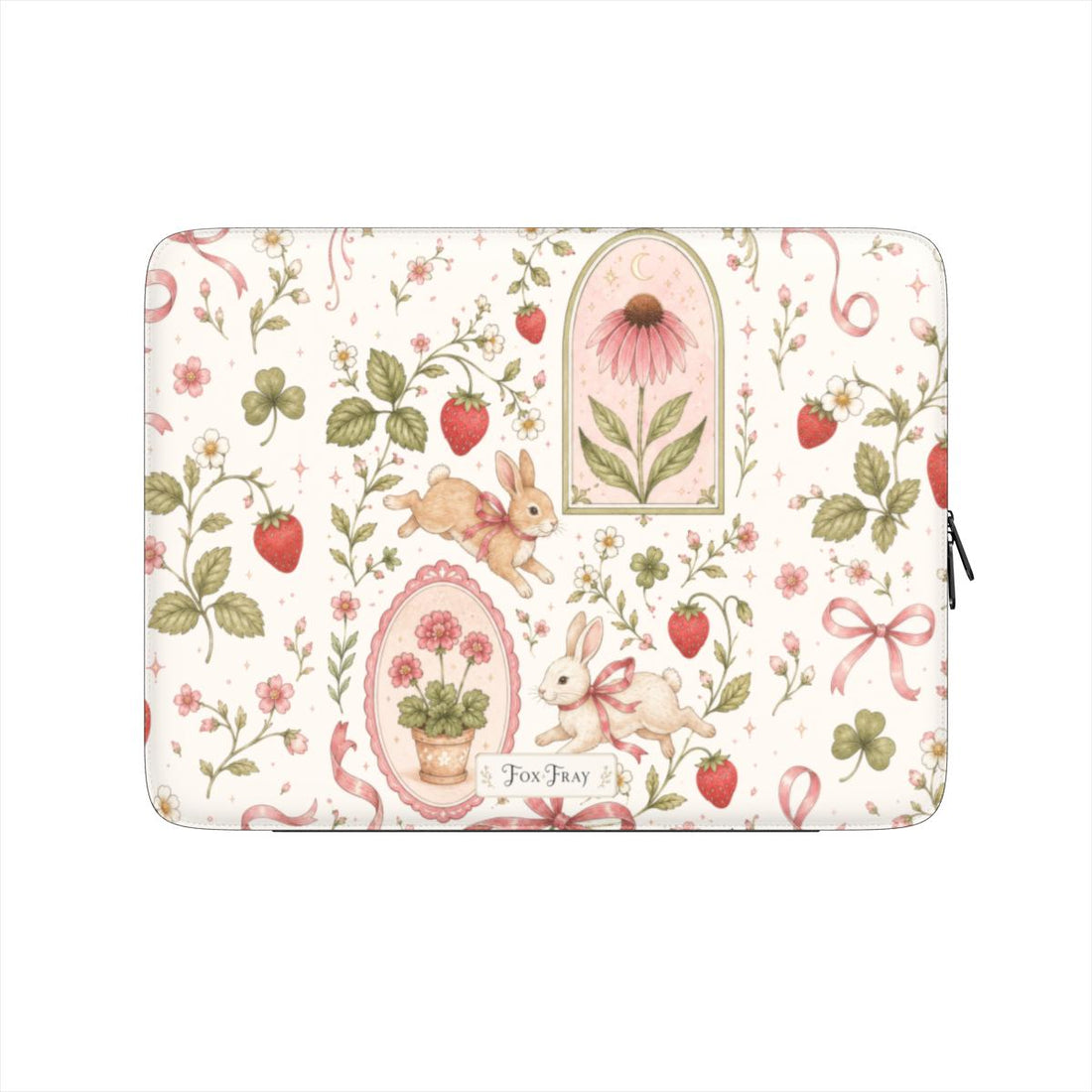Bunnies and Bows - Premium Laptop Sleeve
