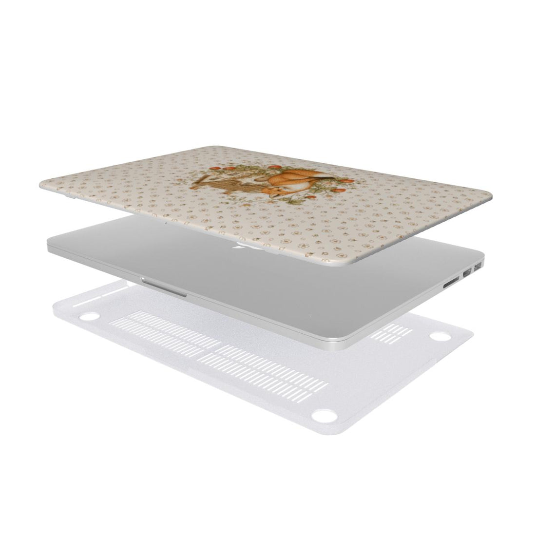 Strawberry Lane Fox - MacBook Hard Shell Case