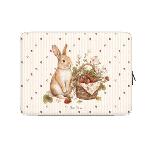 Bunny's Berry Basket - Premium Laptop Sleeve