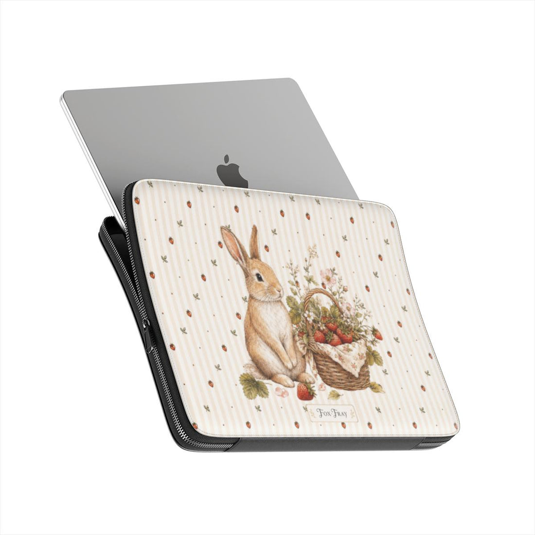Bunny's Berry Basket - Premium Laptop Sleeve