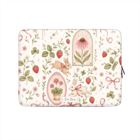 Bunnies and Bows - Premium Laptop Sleeve
