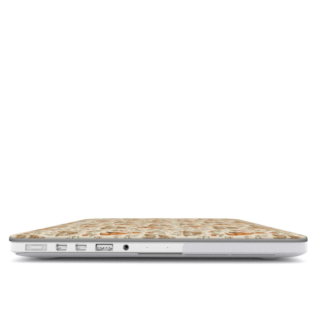 Strawberry Lane Fox - Pattern - MacBook Hard Shell Case